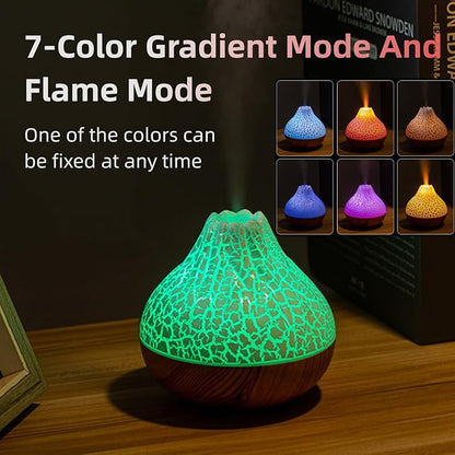Mini Colorful Cool Humidifier, Volcano Shape Humidifier, USB Personal Desktop - Image 5
