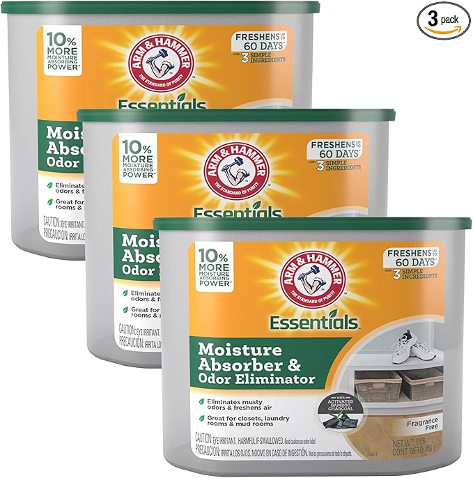 Arm & Hammer Essentials Disposable Moisture Absorber and Odor Eliminator Tub by ARMHAMMER