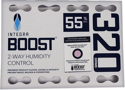 Integra Boost 55% RH, 2 Way Humidity Control Packs – 320g Size by IntegraSpecialtyProducts