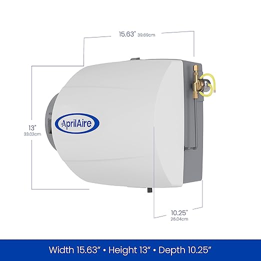 AprilAire 500 12-gal. Whole-House Small Bypass Evaporative Humidifier - Image 10