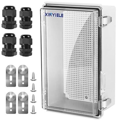 Waterproof Outdoor Project ABS Plastic Junction Box IP67 Weatherproof Dustproof by XINYIELE