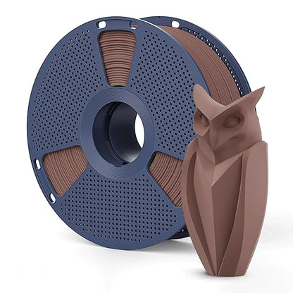 Real Wood Fiber PLA Filament 1.75mm, Natural Matte Texture, 1kg SUNLU 3D by YOOPAI