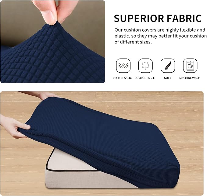 Easy-Going Stretch Individual Chair Couch Cushion Cover Sofa Cushion Furniture - Image 5