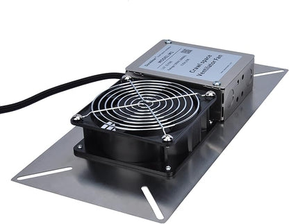 Durablow M1P 110 CFM Air-Out Stainless Steel Crawl Space Vent Fan, Foundation - Image 4