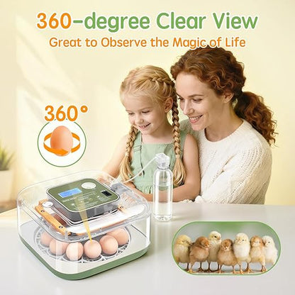 Incubator for Hatching Eggs Automatic Humidity and Temperature Control 12 Eggs - Image 4