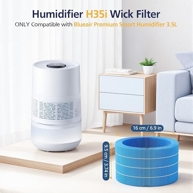2 Pack Humidifier H35i Wick Filter Replacement Compatible - Image 8