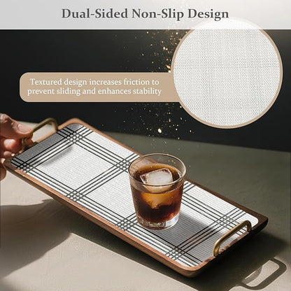 FINNEZ Drawer and Shelf Liner for Kitchen Cabinet Non Adhesive Non Slip 12in x - Image 2
