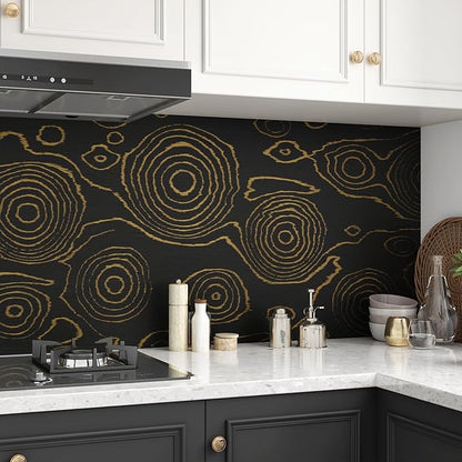 WESTICK Black/Gold Wood Contact Paper - Image 4