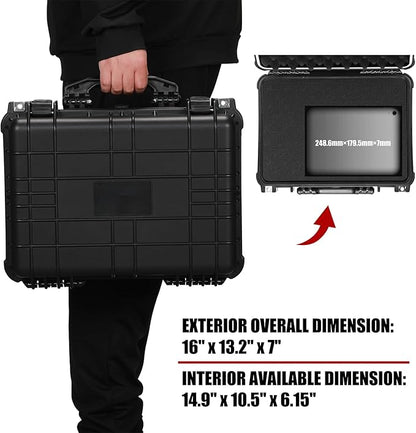 Mayouko 16" Waterproof Plastic Toolbox - Image 5