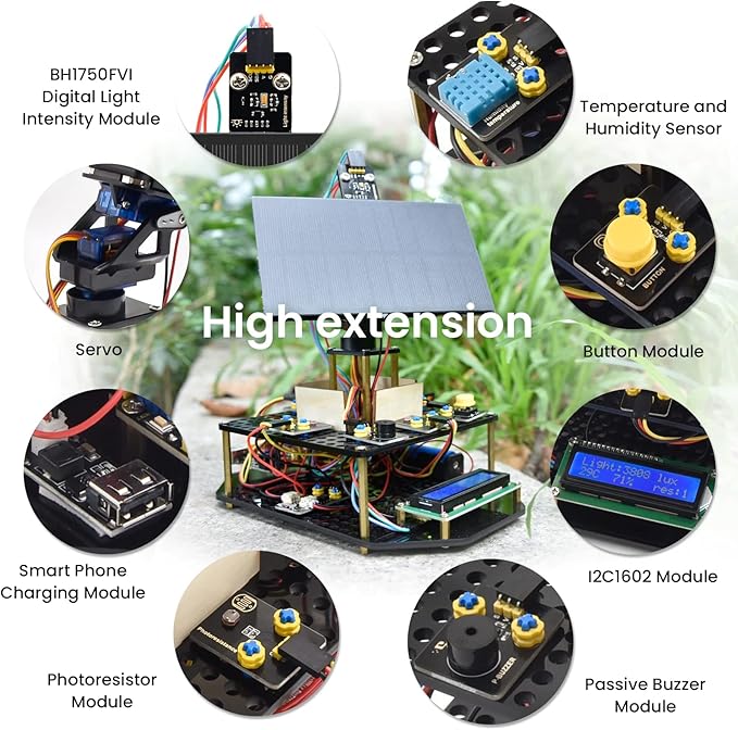 KEYESTUDIO DIY Solar Tracking Electronic Kit - Image 2