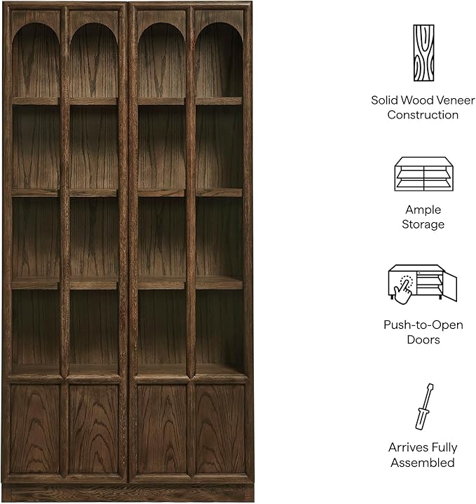 Modway Anwen 79" Wood Display Cabinet - Image 4