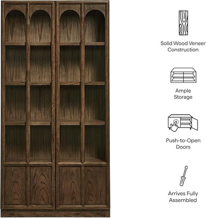 Modway Anwen 79" Wood Display Cabinet - Image 4