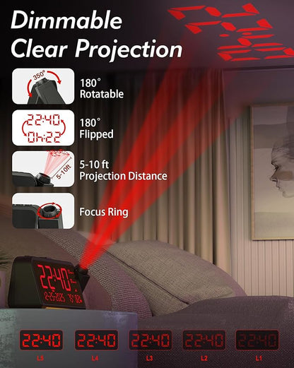 Roxicosly Projection Alarm Clock - Image 2