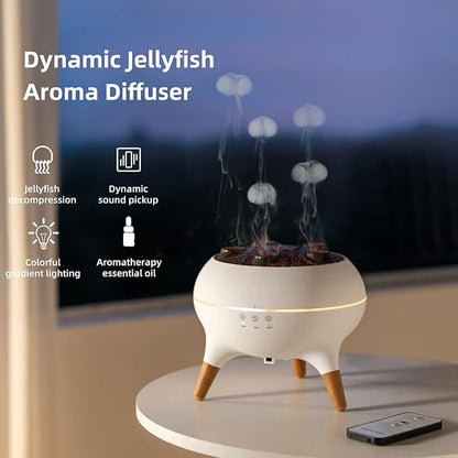 Jellyfish Essential Oil Diffuser, 250ml Ultrasonic Aromatherapy Humidifier - Image 2