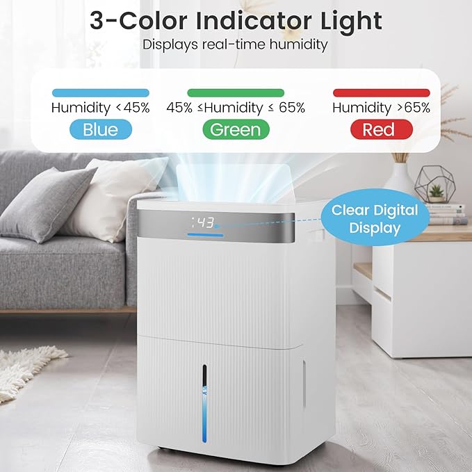 COSTWAY 5500 Sq.Ft Dehumidifier - Image 6