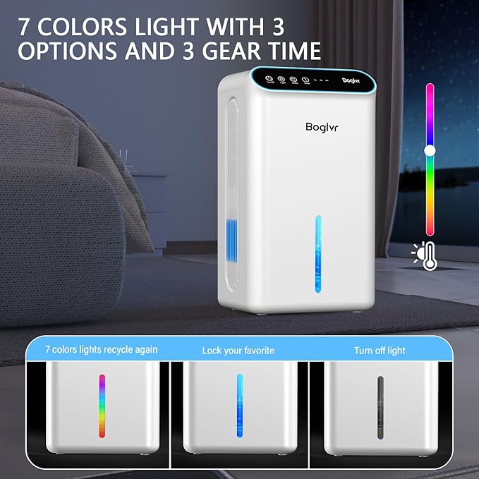 Dehumidifier for Home, 85 OZ Water Tank, Small Dehumidifiers for Bathroom - Image 6