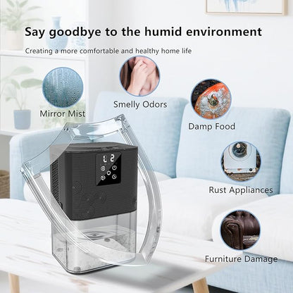 Dehumidifier, MTOX 3L/105 oz Small Dehumidifiers - Image 9