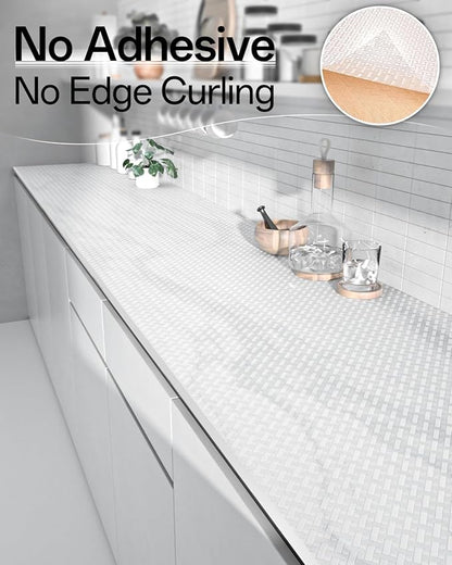 Shelf and Drawer Liner for Kitchen Cabinet, Non-Adhesive 24in x 120in - Image 4