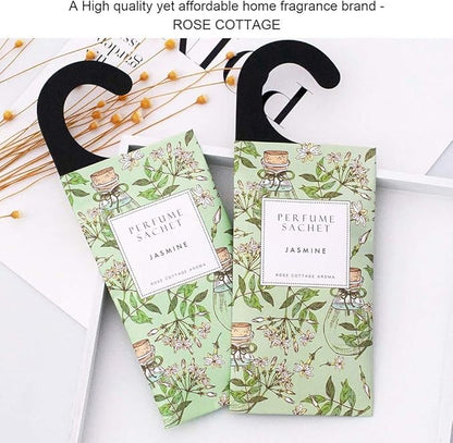 ROSE COTTAGE Large 12 Packs Jasmine Hanging Closet Deodorizer Air Freshener - Image 8