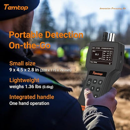 Temtop Handheld Particle Counter 0.3µm, 1.0µm Particulate Monitor PM2.5 - Image 6