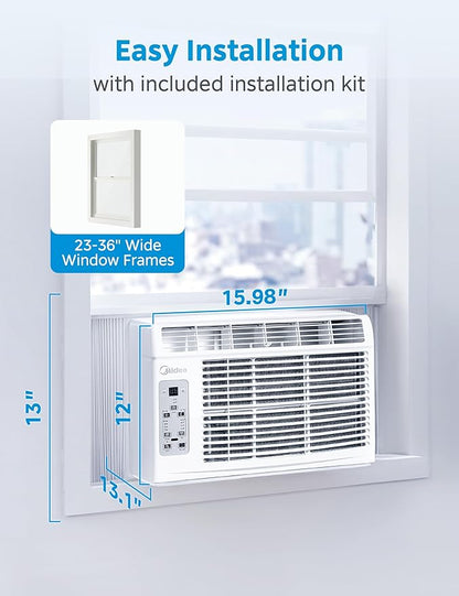 Midea 6, 000 BTU Window Air Conditioner, 3-in-1 Cool/Fan/Dehumidifier Window AC - Image 6