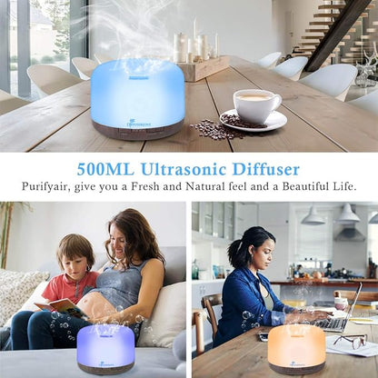 Diffuserlove Essential Oil Diffuser 500ML Aromatherapy Diffuser Mist - Image 3
