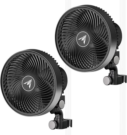 AC Infinity CLOUDRAY S9 2-Pack, Grow Tent Clip Fan 9” by ACInfinity