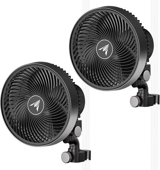 AC Infinity CLOUDRAY S9 2-Pack, Grow Tent Clip Fan 9” by ACInfinity