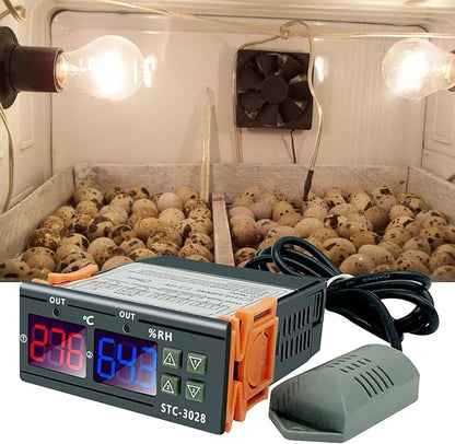 2Pcs All-Purpose Intelligent Digital Display Temperature and Humidity Controller - Image 6