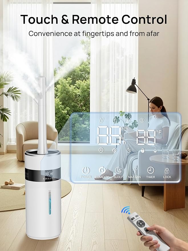 Humidifiers for Bedroom Large Room Home, 3Gal Water Tank - Image 3
