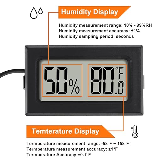 1Pcs Mini Digital Thermometer Hygrometer Gauge Indoor - Image 3