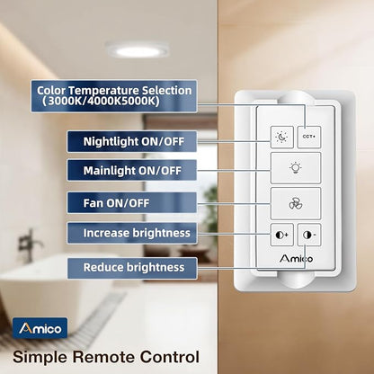 Amico Bathroom Exhaust Fan - Image 8