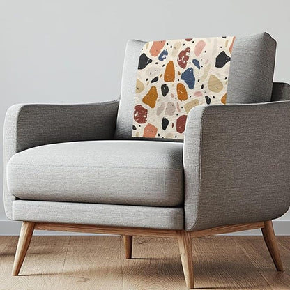 Cow Print Headrest Cover for Sofa Non-Slip Fabric Protective Couch Cover by Unknown