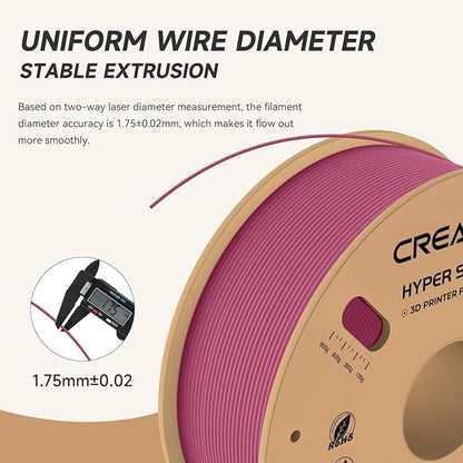 Official Creality Hyper PLA Filament 1.75mm, High Speed PLA 30-600mm/s Rapid 3D - Image 4