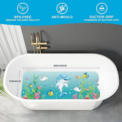 XIYUNTE Baby Bath Mat for Tub Non Slip Kids Bath Mat - Image 3