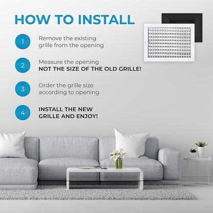 Aluminum 14 x 10 Inch Air Vent Covers Wall AC Grille – Premium Register Vent - Image 6