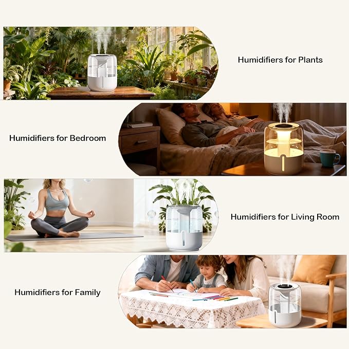 Humidifiers for Bedroom-Cold Mist Humidifier - Image 4
