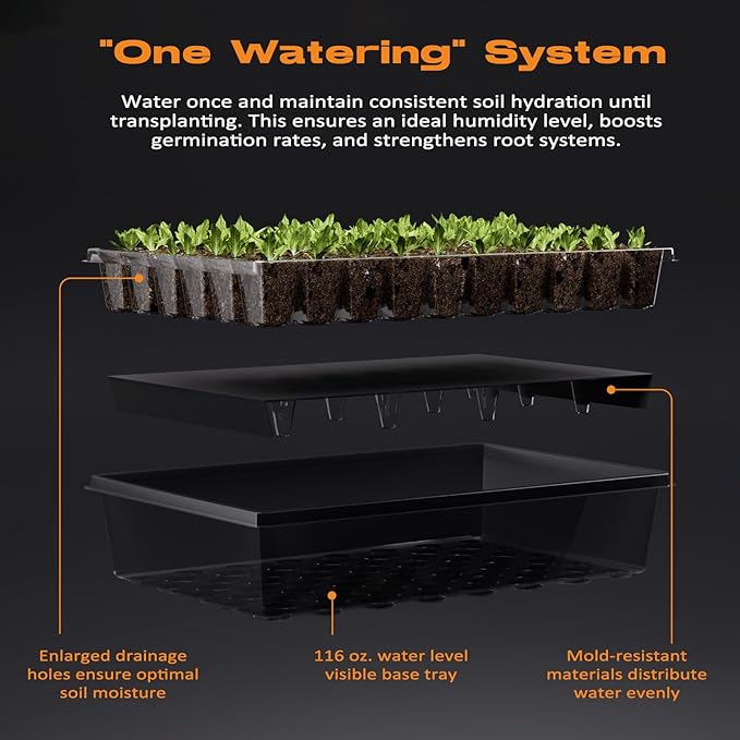 120-Cell Self-Watering Seed Starter Tray - Image 3