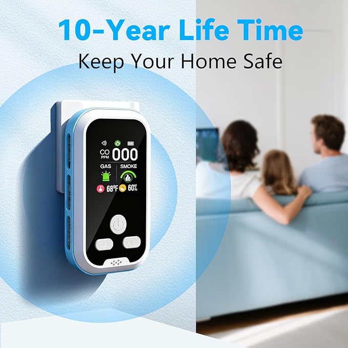 6 in1 Carbon Monoxide Detector Combo - Image 7