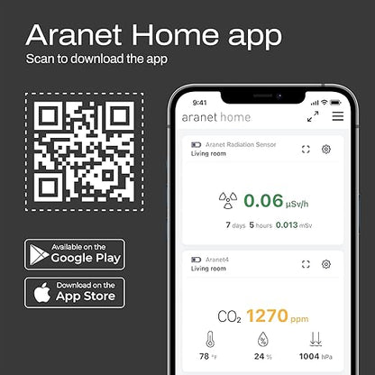 SAF Aranet4 Home: Wireless Indoor Air Quality Monitor - Image 5