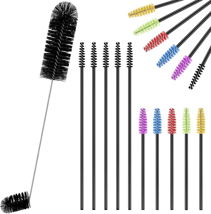 Hummingbird Feeder Cleaning Brush 19 Pieces 3 Size Mini Nylon Double Headed 2 by Perthlin