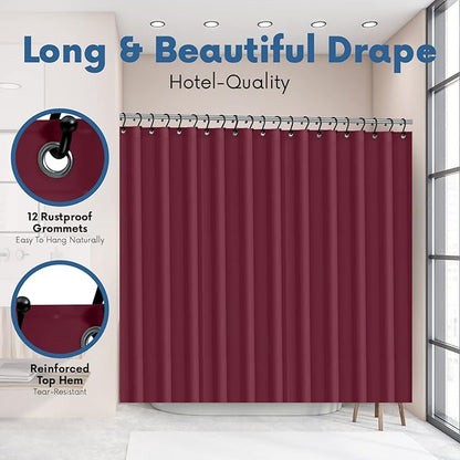 Premium Shower Curtain Liner, 6G PEVA Shower Curtain - Image 5