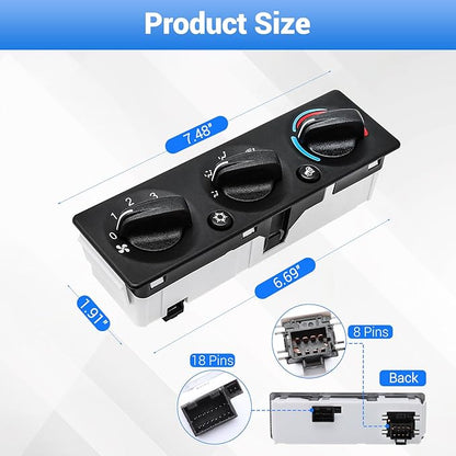 Q21-6119 AC Climate Control Module Compatible - Image 2