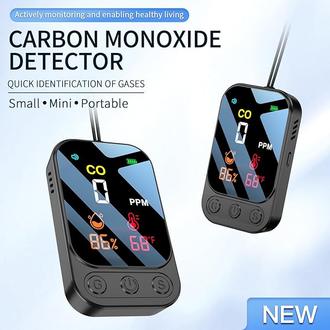 Portable Carbon Monoxide Detectors Mini Size CO Monitor - Image 7