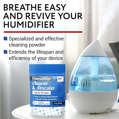 IMPRESA Humidifier Cleaner & Descaler Powder - 12 Oz - Image 6