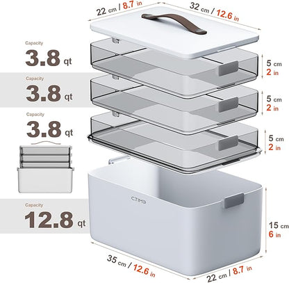 CTIME 4-Tier XL Medicine Organizer - Image 5