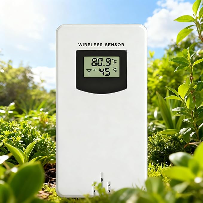 Digital Indoor Outdoor Wireless Remote Sensor, Temperature and Humidity Meters - Image 2