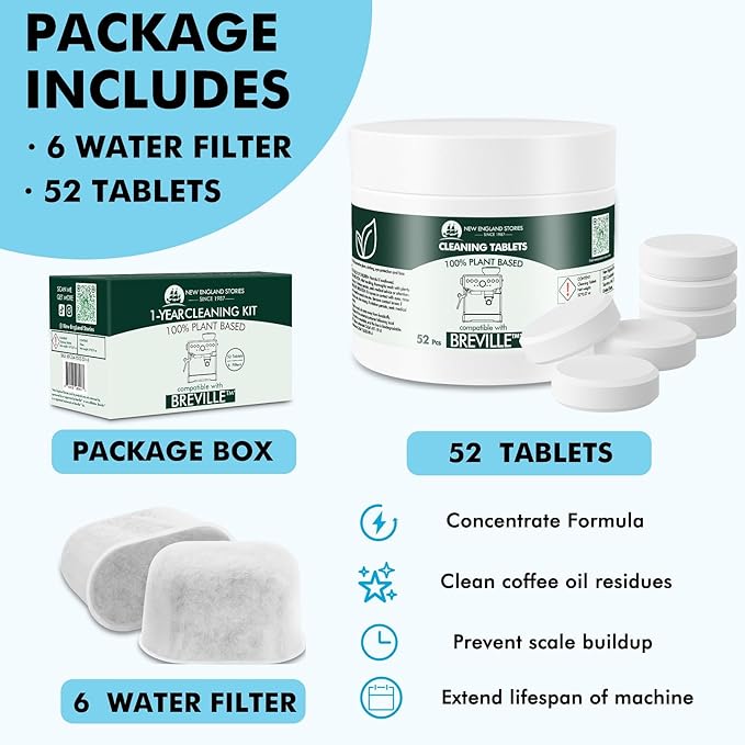6 Pack Breville Compatible Charcoal Filters - Image 2