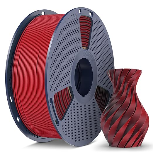 Matte PLA Filament 1.75mm, 1kg 3D Printer Filament, Smooth Matte Finish by YOOPAI