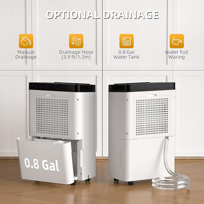 AIRPLUS 4, 500 Sq. Ft. 70pint Dehumidifier, Humidity - Image 5